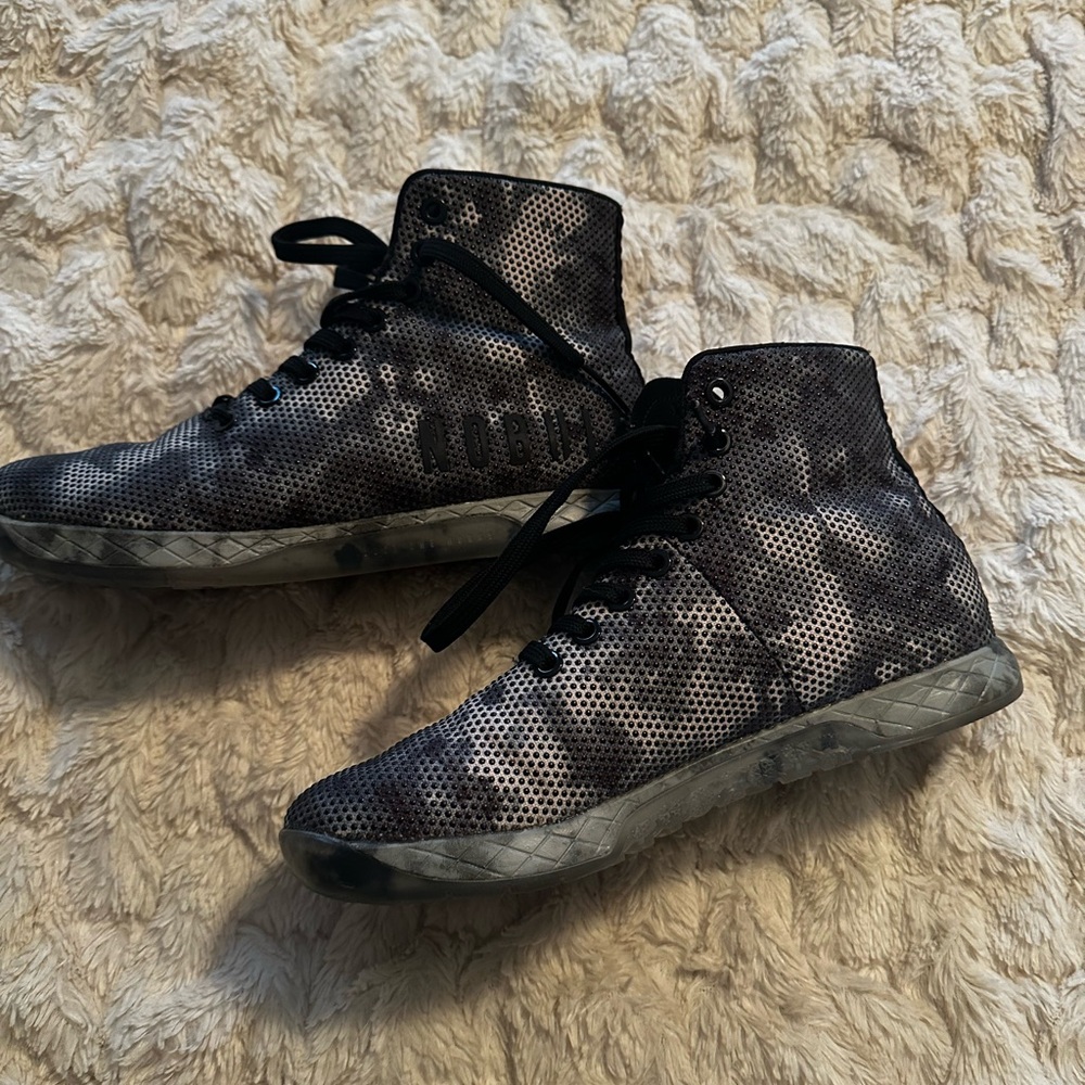Nobull Black and Gray High-Top Sneakers